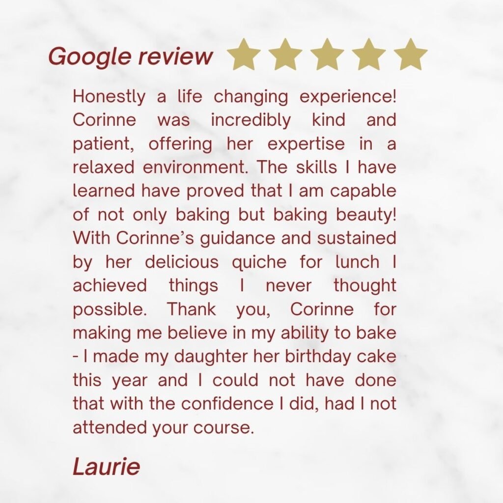 review of a patisserie class at cooking school gourmandises academie cambridge